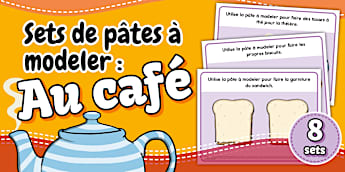 Sets de pâtes à modeler : Au café - Twinkl