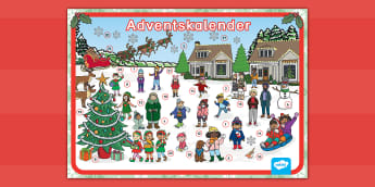 Durch den Advent mit Twinkl - Adventskalender mit 24 Materialien zum Thema Weihnachten