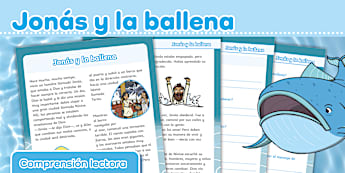 La historia de Jonás y la ballena para niños (pdf) | Twinkl