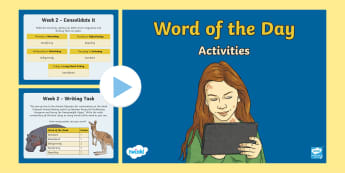 Year 6 Vocabulary | Word of the Day | KS2 Resources - Twinkl