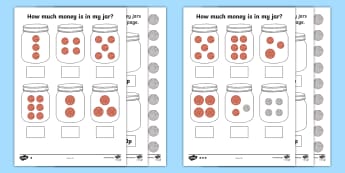 money coins early years eyfs maths currency pounds euro