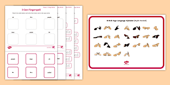 Tricky Sign Language British Sign Language Worksheets | twinkl.ca