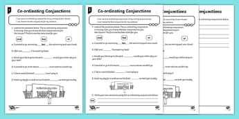 Coordinating Conjunctions Poster - English Resource - Twinkl