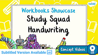 What Are the Twinkl Study Squad Handwriting Workbooks? | Product Showcase Concept Video