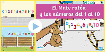 PowerPoint: El Mate ratón y los números del 1 al 10