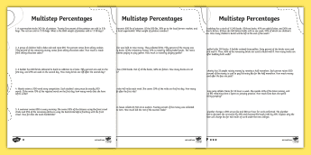 Sixth Grade Word Problems | twinkl.com