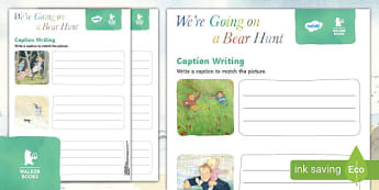 We're Going on a Bear Hunt Writing Activity | Twinkl