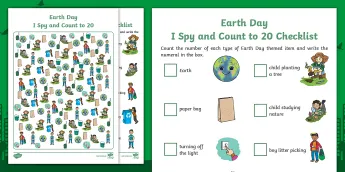 Earth Day Checklists | twinkl.com.au