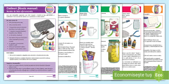 Cadouri făcute manual – Pachet cu activități practice