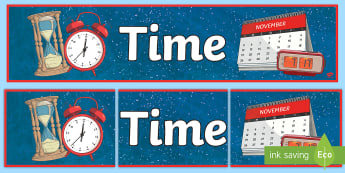 100+ Analogue and Digital Time Teaching Time. Learn to Tell Time