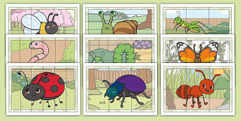 Insecte și mici viețuitoare – Puzzle