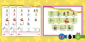 Classroom Instructions Wordmat French