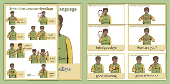 British Sign Language Greetings | twinkl.com.au