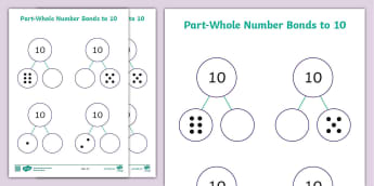 Number Bonds to 10 - EYFS Resources