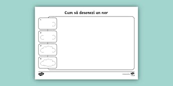 Cum să desenezi un nor – Desen în creion pentru începători
