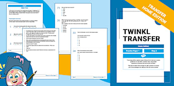 Transfer Assessment Paper Parent/Home Edition Practice Papers The Transfer Test 2025 - SEAG Transfer