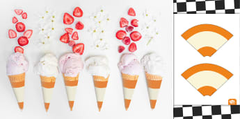 Editable Pin the Cherry on the Ice Cream Game Ice Cream 