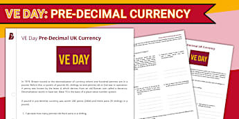 VE Day Themes and Events - KS3 Maths | Beyond - Twinkl