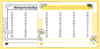 Fourth Grade Spelling Bee Word List (Teacher-Made) Twinkl