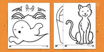 Desenhos de Gatos de Halloween Para Colorir - Cool2bKids