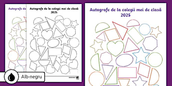 Autografe de la colegii mei de clasă 2025