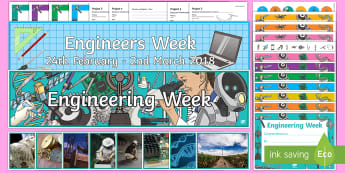Engineering Week Resource Pack - engineering week, engineering, engineer, D&T, design, technology, design and technology, inventions,