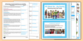 EYFS Ourselves All About Me My Family Discovery Sack Plan and Resource Pack - Early Years, KS1,families, UTW