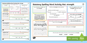 Year 3 and Year 4 Spelling Words - Y3/Y4 Statutory Spellings - Page 2