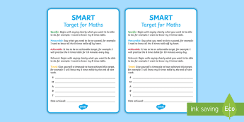 Smart Target System SMART Targets | twinkl.ca