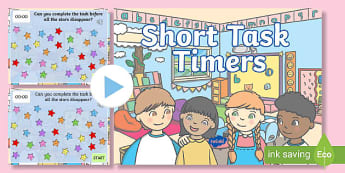 Classroom Timer: 5 Minute Task Timer PowerPoint - Twinkl