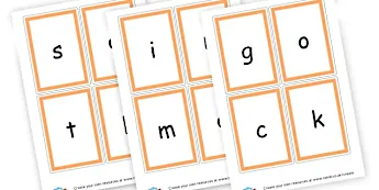 Phase 2 Text Phase 2 Phonics Cards | twinkl.ca