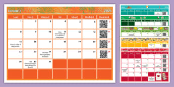 GRATUIT Calendar 2024 pentru copii cu propuneri de activități