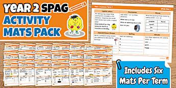 Year 2 | SPaG Activity Mats | KS1 Resources - Twinkl