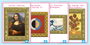 Famous Paintings Art Posters - Primary Resources - Twinkl