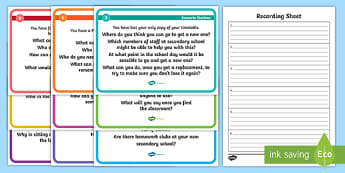 P7 to Secondary School Transition Scenarios Blether Stations