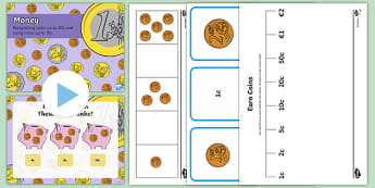 cut out money maths measures primary resources