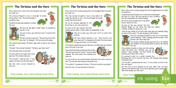 Story Books The Tortoise And The Hare Primary Resources Storybo