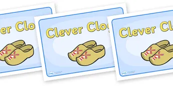 Clogs Sign Classroom Signs | twinkl.co.uk