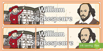 Shakespeare Display Resources - Classroom Materials - Twinkl