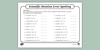 Scientific Notation Resources | twinkl.co.uk