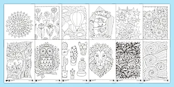 Wellbeing Coloring Pages • Twinkl.ca