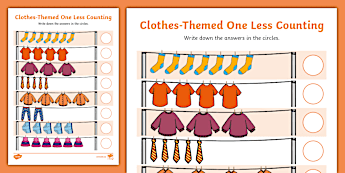 One Less Worksheet | twinkl.com.au