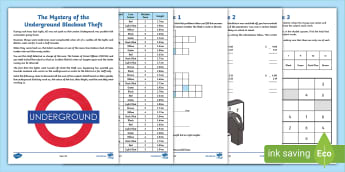 👉 Y2 Mystery of the Left Lunch Box Maths Mystery Game