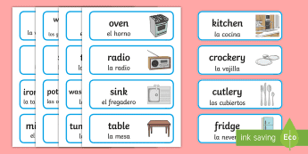 Kitchen Words | twinkl.co.uk