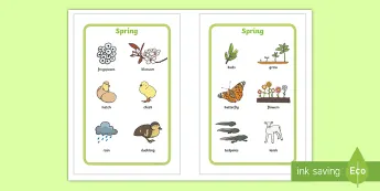 Word Spring Time Springtime Vocabularies | twinkl.com.au