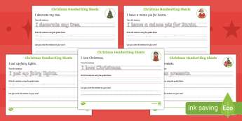Christmas Letter Formations | twinkl.com.au