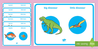 Size Comparison Word Mat - Size Comparison Display Posters (Word and  Picture)