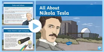 Nikola Tesla Biographies | twinkl.co.uk