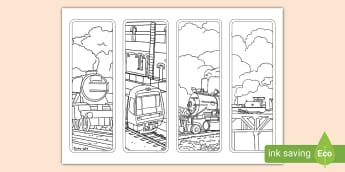 driver dan story train coloring pages