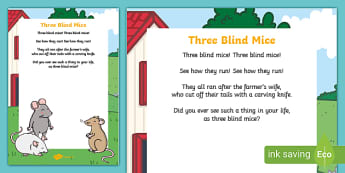 Three Blind Mice Card Game